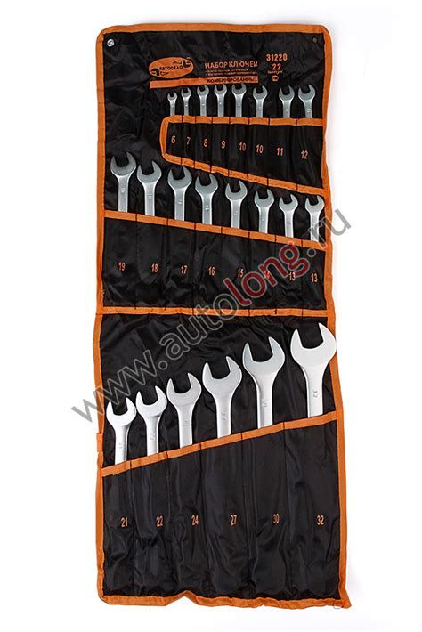 Ключи комбинированный набор из 22 штук (в сумке) 6-32 купить по низким ...