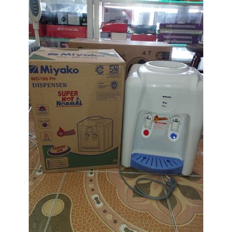 Jual Dispenser Galon Meja MIyako WD 190 PH SUper Hot Normal Shopee Indonesia