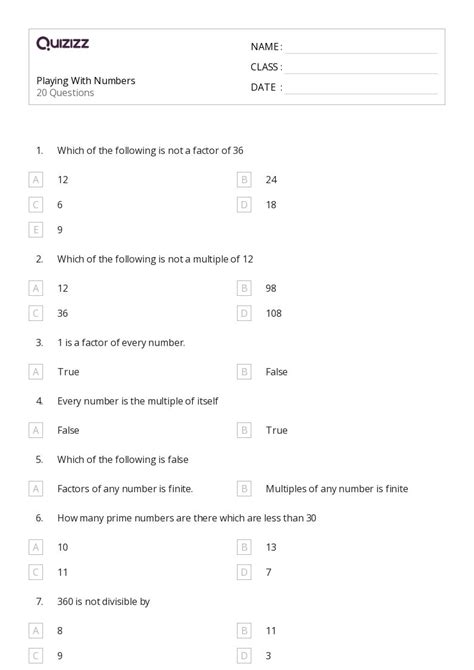 50 Division With Multi Digit Numbers Worksheets For 6th Class On