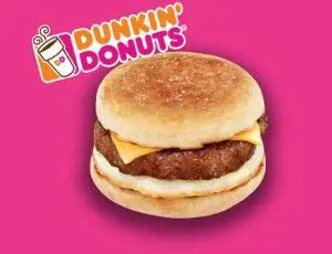 Free Beyond Sausage Sandwich at Dunkin’ Donuts