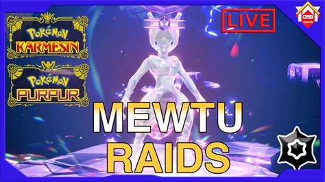 Live Mewtu Raids Mew Vs Mewtu Pokemon Karmesin Und Purpur Youtube