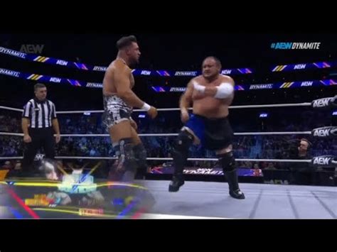 Samoa Joe Vs Wardlow Aew World Championship Aew Dynamite