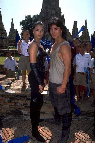 Robin Shou And Talisa Soto As Liu Kang And Kitana