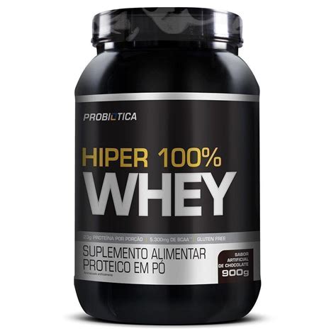 Whey Protein Hyper 100 Whey 900g Probiótica Chocolate Netshoes