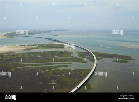 Pea Island Bridge Hatteras North Carolina Stock Photo Alamy