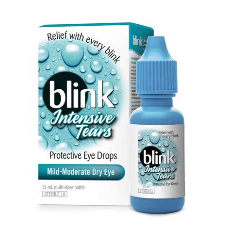 Blink Intensive Tears Protective Eye Drops 15ml Eye Care Eye And Ear