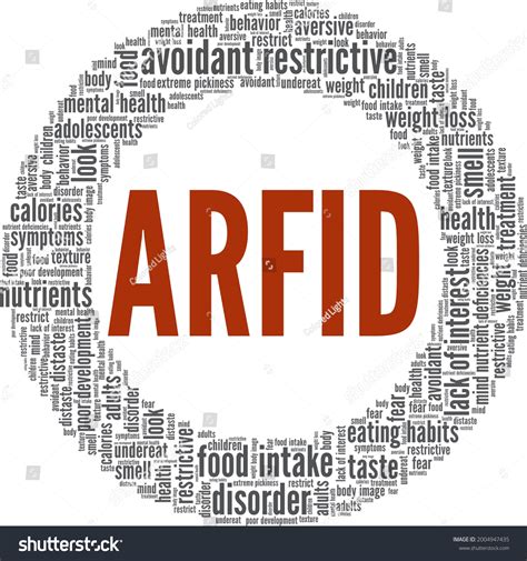 Vektor Stok Arfid Avoidant Restrictive Food Intake Disorder Tanpa