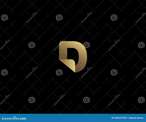 CREATIVE LETTER D LOGO DESIGN Stock Vector Illustration Of Designer