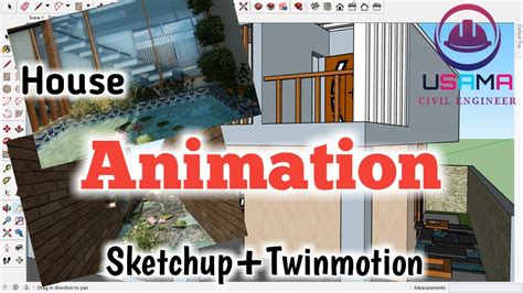 New D House Animation Sketchup Twinmotion Cinematic Animation