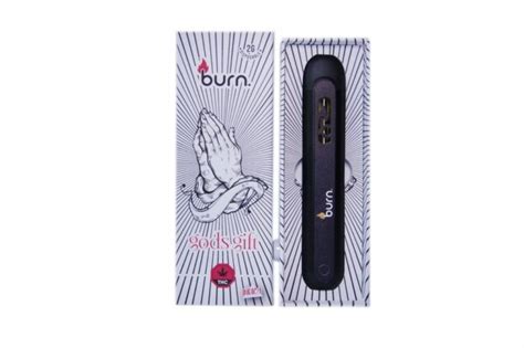 Burn Disposable Vapes Gods Gift Indica Gram Good Giggles Delivery