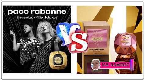 Paco Rabanne Lady Million Fabulous Vs Lady Million Empire Comparaci N