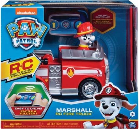 Spin Master Paw Patrol Camion Dei Pompieri Di Marshall Rc Playpolis