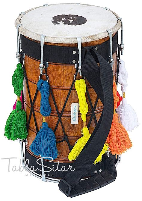 Punjabi Bhangra Dhol Natural Color Mango Wood Dhol At Rs Dhol In