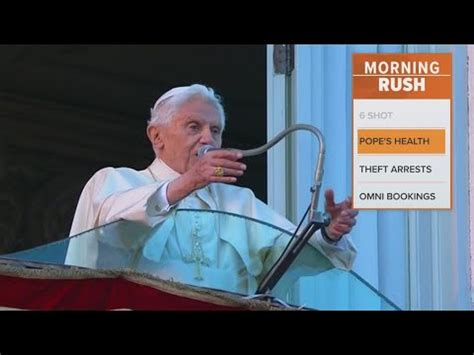 Former Pope Benedict Is Lucid And Vigilant But His Condition Remains