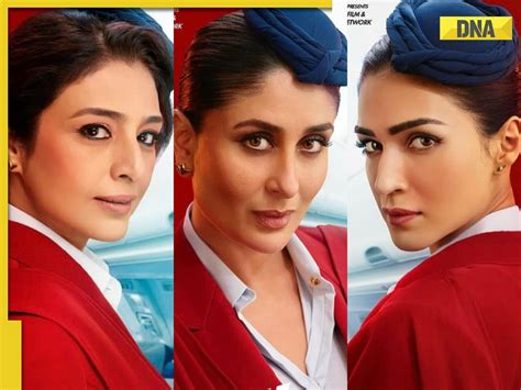 Crew First Look Posters Kareena Kapoor Khan Tabu Kriti Sanon Are Set To Risk It Steal It