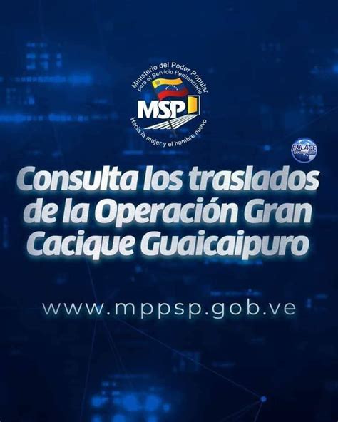 Operación Cacique Guaicaipuro Ministerio para Servicio Penitenciario