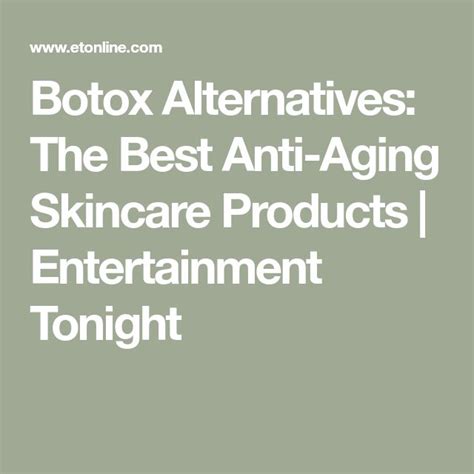 Botox Alternatives 40 Wrinkle Treatments Youll Love Botox