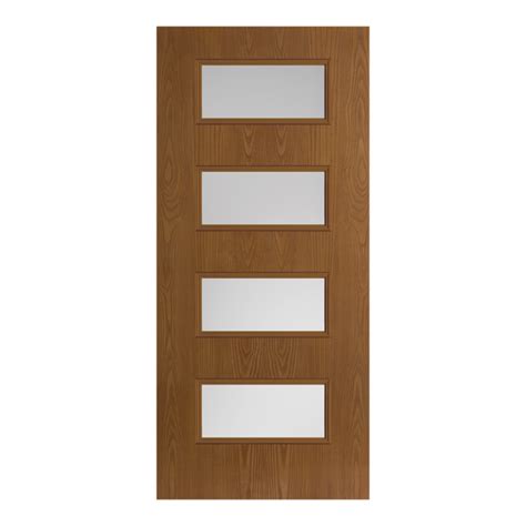 Blt C Belleville Oak Textured Lite Equal Door With Pearl