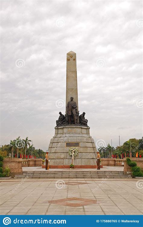 Rizal Park Also Known As Luneta National Park Monument In Manila