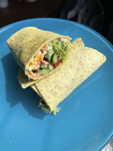 Hummus Raw Veggie Wrap Easy Hummus Veg Wraps Veganising It