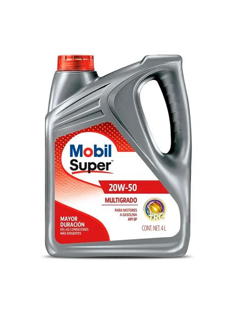 MOBIL Super Aceite Lubricante Multigrado SAE 20W50 USA 1 Gal