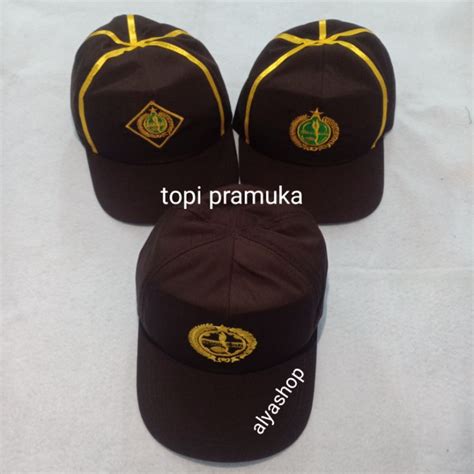 Jual Topi Pramuka Siaga Topi Pramuka Penggalang Shopee Indonesia
