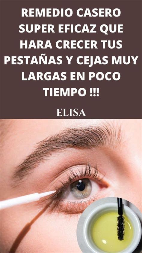 Prepara está receta para hacer crecer tus pestañas y cejas muy largas