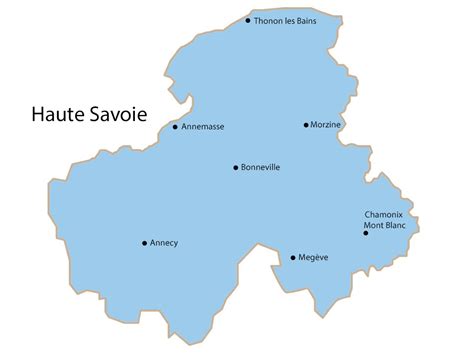 carte haute savoie destination tourisme