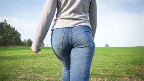 Milf In Blue Jeans Teases Her Amazing Ass Outdoors Amateur Porn By Faphouse Xhamster