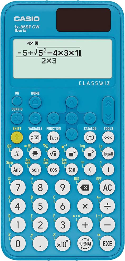 Calculadora Cient Fica Casio Iberia Classwiz Fx Sp Tela Lcd De