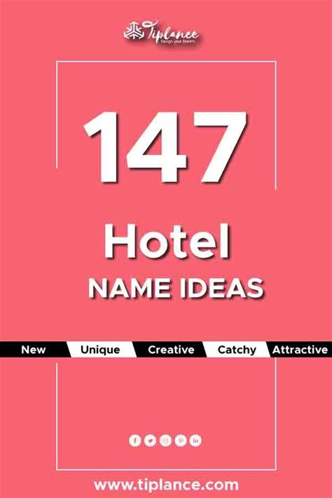169 Creative Hotel Name Ideas To Get More Booking In 2023 Names Of