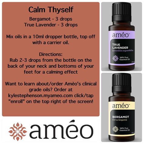 Calm And Relax With Ameo Essential Oils