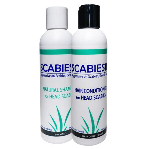 Anti Scabies Medicated Shampoo And Hair Conditioner For Itchy Scalp