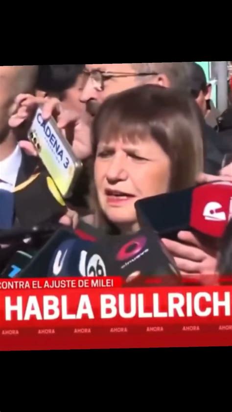 Patricia Bullrich Les Pusieron Clavos Migueletes Para Que Se Le