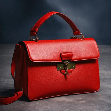 Premium Photo Red Bag