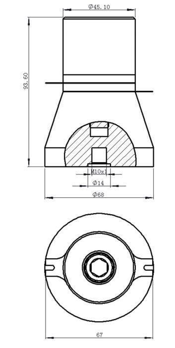 Bolt Clamped Langevin Transducer 20 KHz - SMBLTF20W120 - STEMINC ...