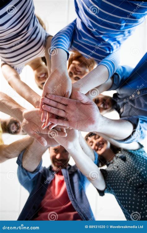 Creative Business Team Stacking Hands Together Stock Photo - Image of ... 