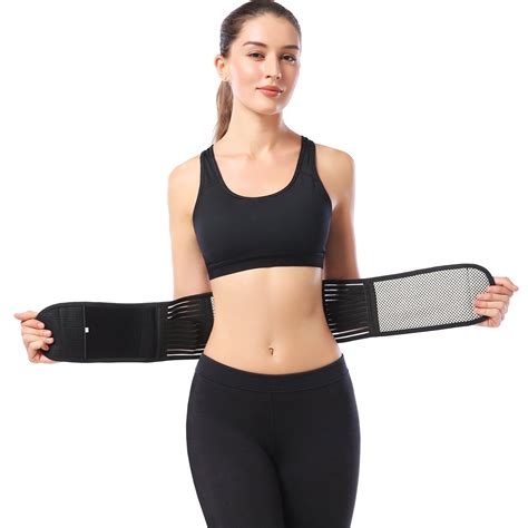 Back Brace Self Heating Magnetic Therapy For Lower Lumbar Pain Support