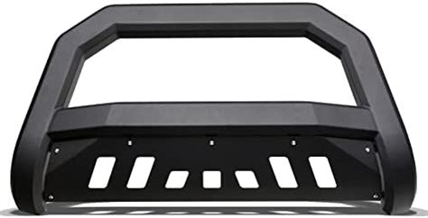 Matte Black Avt Style Bull Bar Brush Push Front Bumper Grill Grille