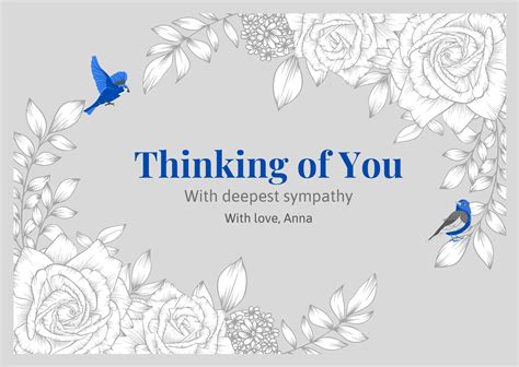 Free Editable Printable Thinking Of You Card Templates Canva