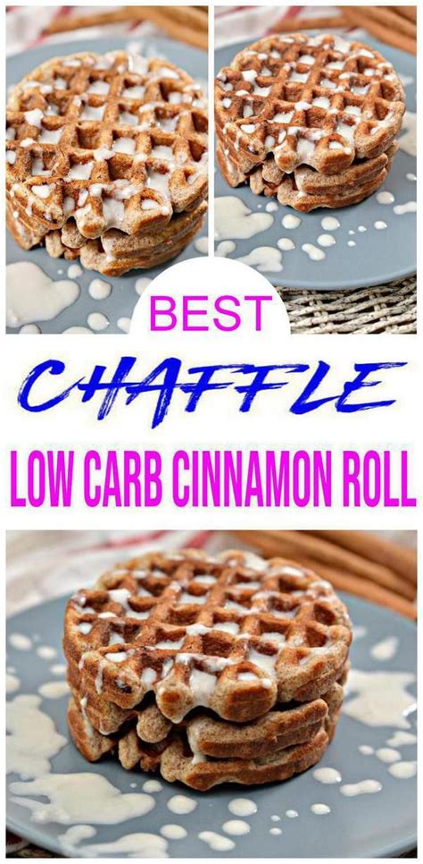 Dont Pass Up This Cinnamon Roll Chaffle Recipe Best Homemade Low Carb