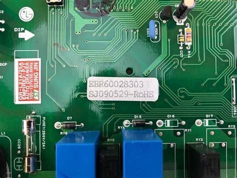 Genuine Lg Refrigerator Main Electronic Control Board Ebr60028303 Ebay