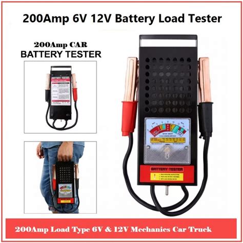 200amp 6v 12v Battery Load Tester 200a Car Battery Tester