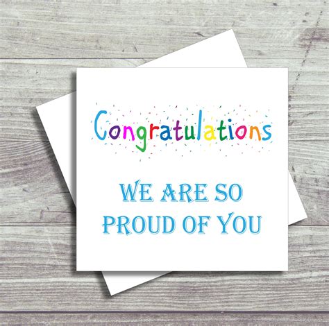 Exam Congratulations Cards Exam Results Cards Gcse A Level Etsy