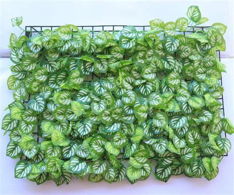 Artificial Green Leaf Mat For Wall Decor Wholesale Artificial Flowers