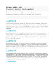 PRG211 WK4 DQ 1 1 Docx PRG 211 WEEK 4 DQ 1 Discussion Question Data