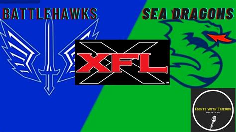 Xfl Seattle Seadragons Vs St Louis Battlehawks Live Fights With Friends