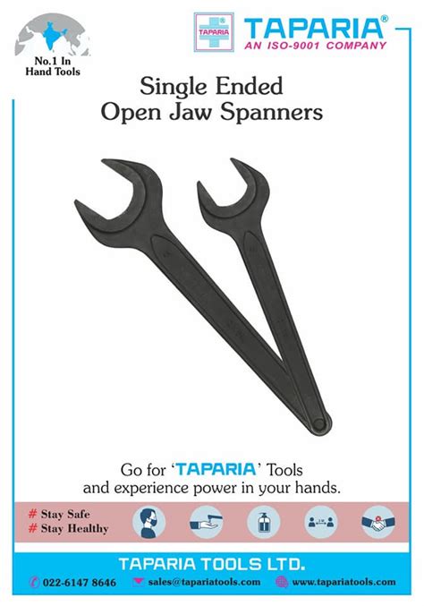 Taparia Single Ended Open Jaw Spanner At Rs 100 Piece Spannners In