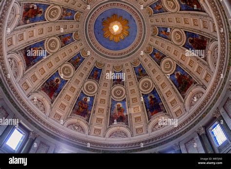 Frederiks Church Dome Ceiling Interior Aka The Marble Church Or