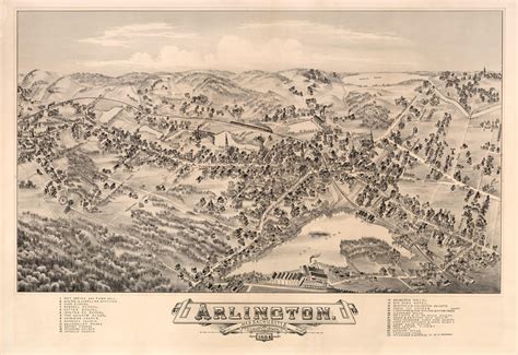 Historic Map - Sandwich, MA - 1884 | World Maps Online